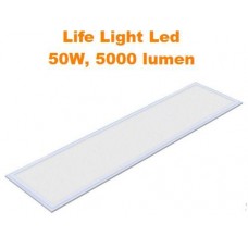 Led panel világítás, 30x120 cm, 50W, extra fényerő 4900 lumen, 3000K, meleg fehér