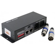 Dmx 512 RGBW led szalag vezérlő, 4 csatorna, 384W